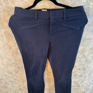 Gap Navy Blue Slim Fit Trousers